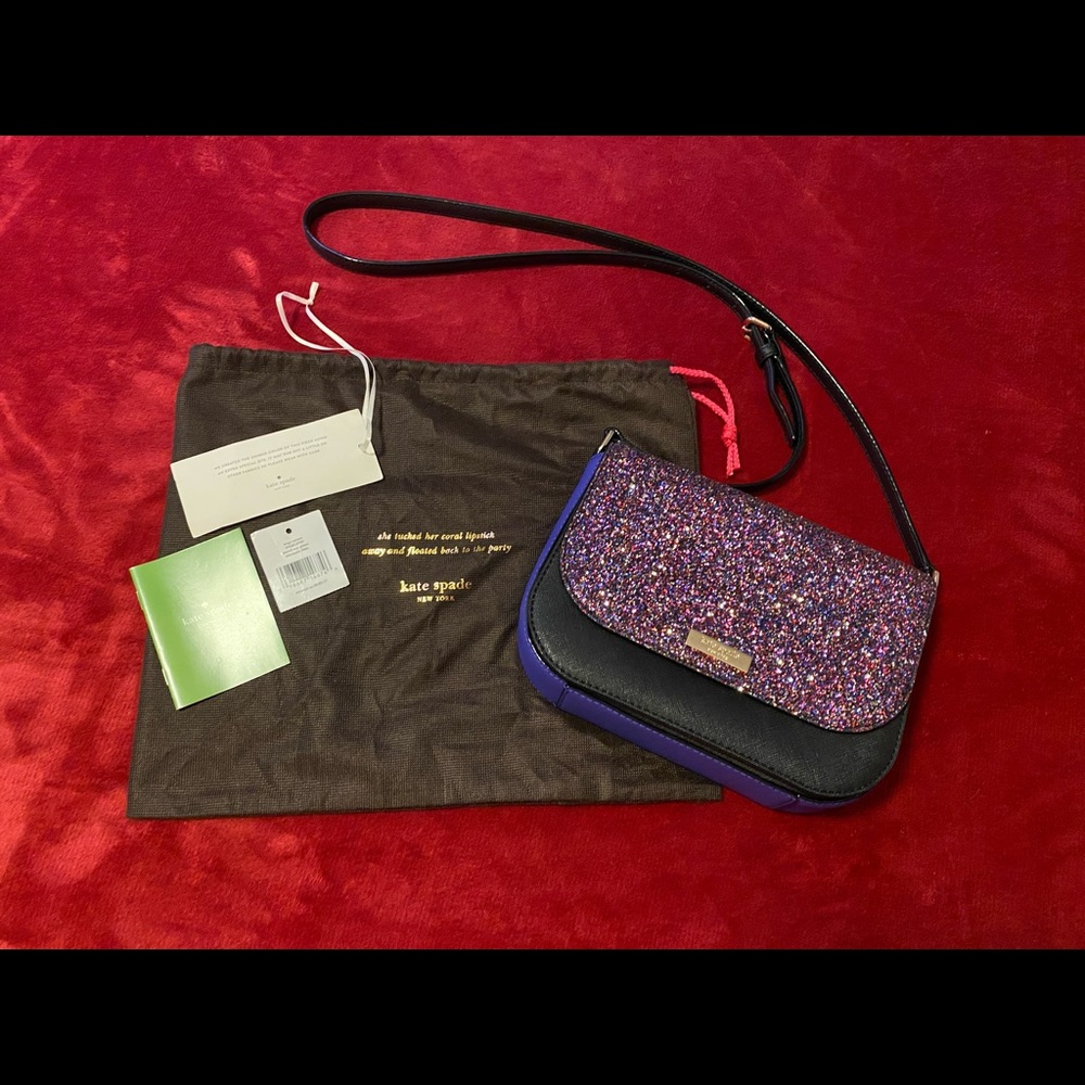 Kate spade glitter crossbody bag
